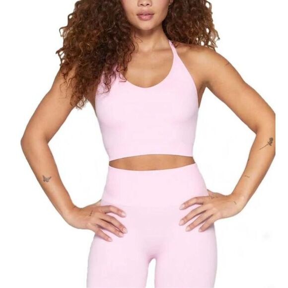 Spiritual Gangster Ribbed Halter Bra - Picture 1 of 6